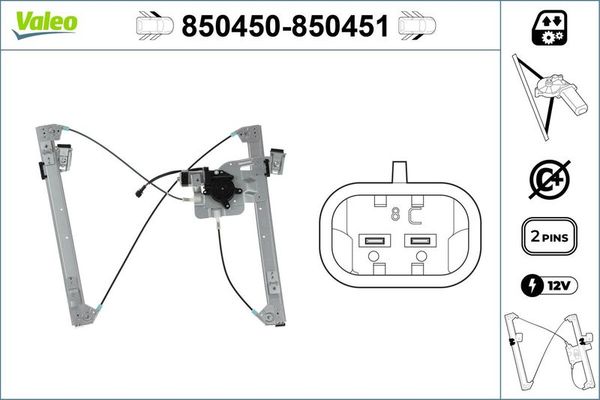 Cam Krikosu Ön Sol VALEO 850450