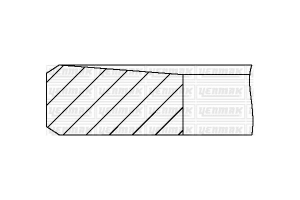 Segman (74.00MM-0.50)  YENMAK 91-09171-050