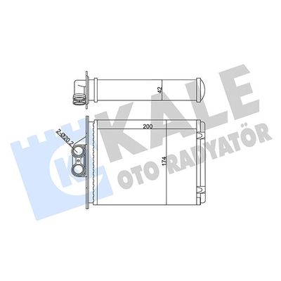 Kalorifer Radyatörü  AKD 1618110