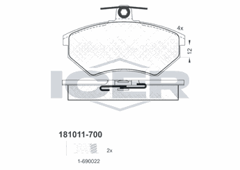 Fren Disk Balata Ön FERBE 20801  357698151B 357698151 357 698 151 357 698 151 B 8A0698151C 8A0 698 151 C 8660004802 86 60 004 802 8671019134 86 71 019 134 357615115A 357 615 115 A 357615115B 357 615 115 B 8D0698151L 8D0 698 151 L