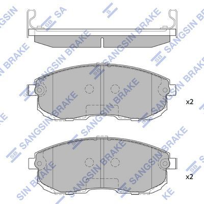 Fren Disk Balata Ön Renault Latitude (2010->)  SANGSIN SP1107-FA