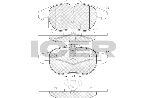 Fren Disk Balata Ön Saab 9-3 Cabriolet (2004->)  AYD 60477A