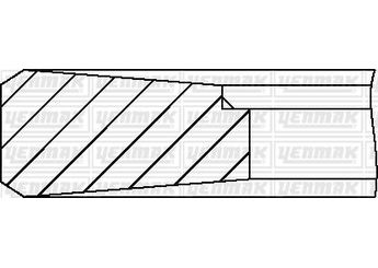 Segman (127.00MM-STD)  YENMAK 91-09002-000  550170 0550170 550177 0550177 550241 0550241 1102999 550171 5502414 550244