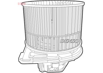 Kalorifer Motoru  DENSO DEA20002  1845055