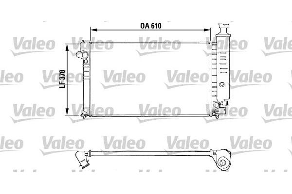 Su Radyatörü  Peugeot 405 (07.1987->)  VALEO 810919