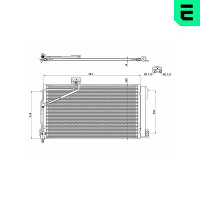 Klima Radyatörü  ERA 667453
