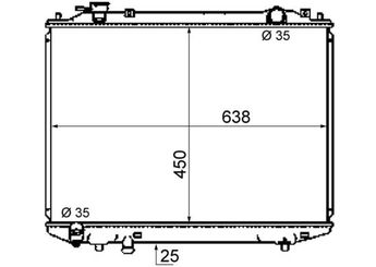 Su Radyatörü  MAHLE CR 1746 000S  2055474 2101513 2375964 GN118005CB GN118005CC GN118005CD 1378035 3599738 4050184 4056285 4061143 4067926 4094272 4108890 4143246 4328191 4441450 4565285 4736784 4767000 P1YC15V42265BH WL2115200A WL2115200B XM348005AA XM348005AB XM348005AC XM348005EA XM348005EB YC15V42265BF YC15V42265BG YC15V42265BH YC15V42265BL YC15V42265BM YC15V42265BR YC15V42265BS YC15V42265BT WL21-15-200A WL21-15-200B WLVH15200A WLVH15200B WLVH15200C