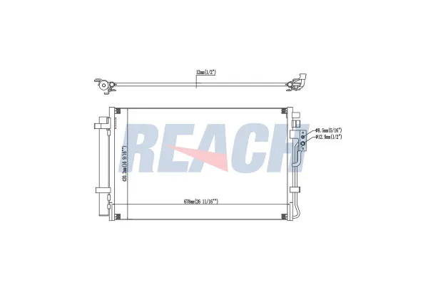Klima Radyatörü  MGA 82558