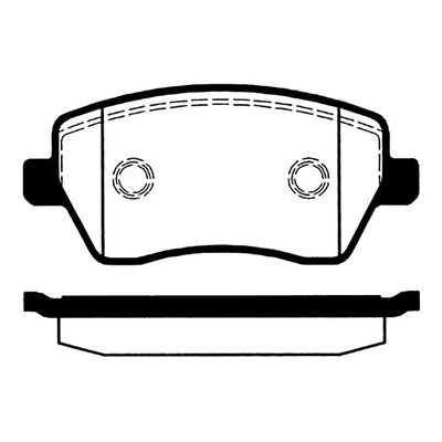 Fren Disk Balata Ön Lada Vesta (2180)(2017->)  RENAULT ORJINAL 8671095218