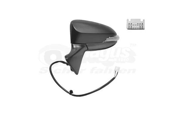 Dikiz Aynası Dış Sol Toyota C-HR (X10)(10.2016->)  MADE IN TAIWAN 879400F120