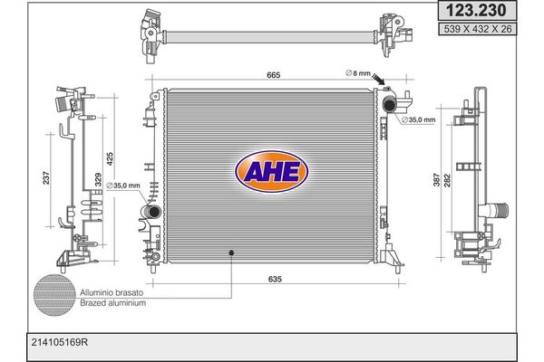 Su Radyatörü  ORİS 1449-4811