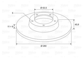 Fren Disk Ayna Arka Sağ ve Sol VALEO 186843  1500156 1223566 1223568 1253962 1253963 1323551 1373361 1469081 3M512A315E1D 3M51-2A315-E1D 3M512A315EC 3M51-2A315-EC 3M512A315ED 3M51-2A315-ED 7M512A315BA 7M51-2A315-BA 30666802 30769113 31499632