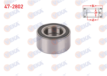 Teker Rulmanı Arka Sağ veya Sol VEKA 47-2802  6389810027 A1243500749 A1293500049 A1299800016 A1299800116 A1299800216 A1299800316 A1299800416 A2013500149 A2013500249 A2013500549 A2019800016 A2019800116 A2029800016 A2029800116 A2029810127 A2039800016 A2099800016 A6389810027 2103300151 210 330 01 51 A2103300151 A 210 330 01 51 2029810127 202 981 01 27 2029810227 202 981 02 27 A 202 981 01 27 A2029810227 A 202 981 02 27 A 638 981 00 27