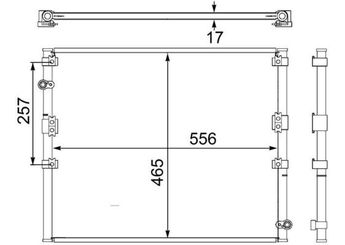 Klima Radyatörü  MAHLE AC 474 000S  8846060240