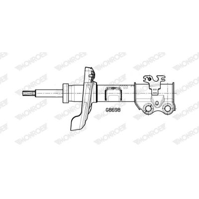Amortisör Ön Sağ veya Sol Toyota Corolla Sedan / HB (E21)(2019->)  MONROE G8698