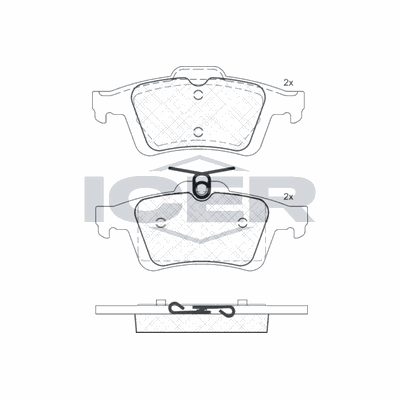 Fren Disk Balata Arka FTE 9005379