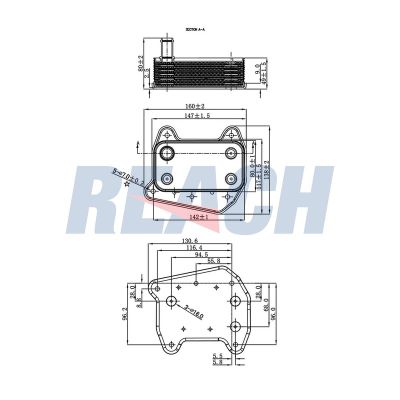 Motor Yağ Soğutucu  Mercedes E -Serisi Sedan (BM 211)(01.2002->)  BROM MC5073