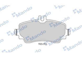 Fren Disk Balata Ön MANDO MBF015991  4144200220 414 420 02 20 A4144200220 A 414 420 02 20