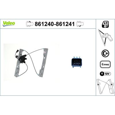 Cam Krikosu Ön Sağ VALEO 861241