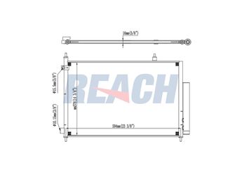 Klima Radyatörü  BOSCH 1 986 AD2 178  80110SKNG00 80110SKNG01 80110-SKN-G01