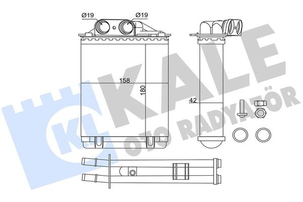 Kalorifer Radyatörü  KALE 346355