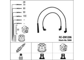 Buji Kablosu  NGK 5900  MD030838 MD 030 838 MD030899 MD 030 899 MD997422 MD 997 422
