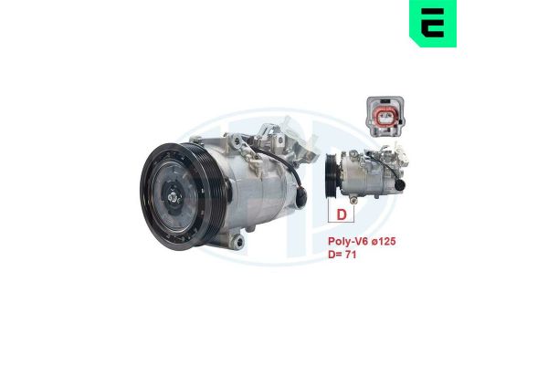 Klima Kompresörü  Renault Megane III HB (10.2008->)  ERA 670123