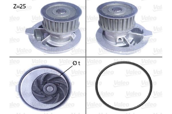 Devirdaim Su Pompası  Daewoo Nubira Wagon (1997->)  VALEO 506309