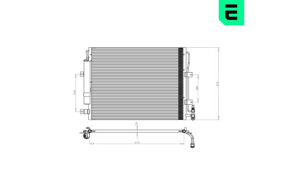 Klima Radyatörü  Land Rover Range Rover Sport (01.2005->)  ERA 667403