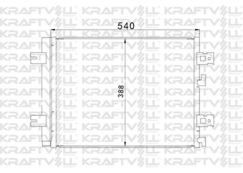 Klima Radyatörü  KRAFTVOLL 08060104  8200741257 921007794R 82 00 741 257