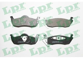 Fren Disk Balata Arka LPR 05P1405  5080871AA 05080871AA 5080871AB 05080871AB V2010871AB K5080871AB K5080871AA V2010871AC 2AMV4871AA K05080871AB