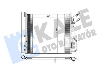 Klima Radyatörü  KALE 342545  A4515000154 4515000054 451.500 00 54 4515000154 A4515000054