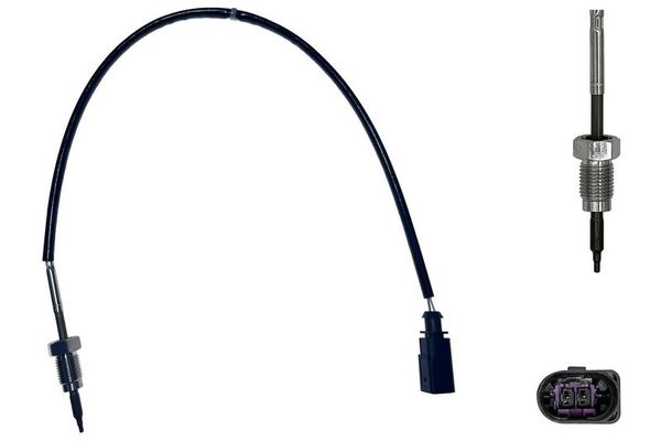 Egzoz Sıcaklık Sensörü  Volkswagen T5 Transporter P.Van/Minibüs (7E)(09.2009->2015)  VOLKSWAGEN ORJINAL 03L906088FB