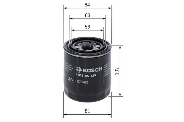 Yağ Filtresi  BOSCH F 026 407 325