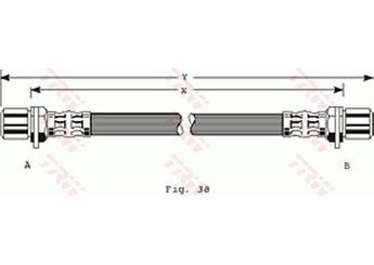 Fren Hortumu Arka Sağ veya Sol OSSCA 01369  9094702472 9094702548 90947-02472 90947-02548