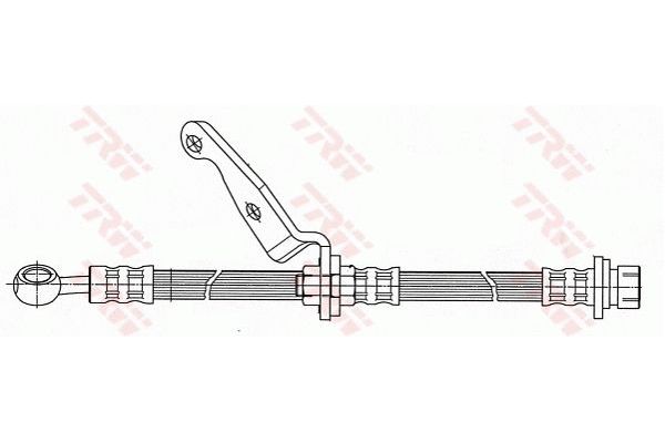 Fren Hortumu Ön Sağ Honda CR-V (RD1/3)(01.1997->)  TRW PHD507