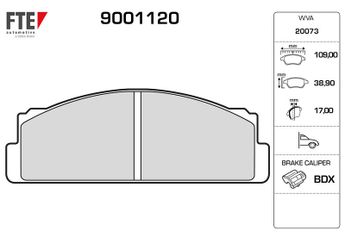 Fren Disk Balata Ön FTE 9001120  4309780 5888149 790605 82203073 99939353 3899448 3915580 4434816 30633 030633 39532 039532 39533 039533 59957 059957 655792725 SE127165005A 4218573 4423980 46600454
