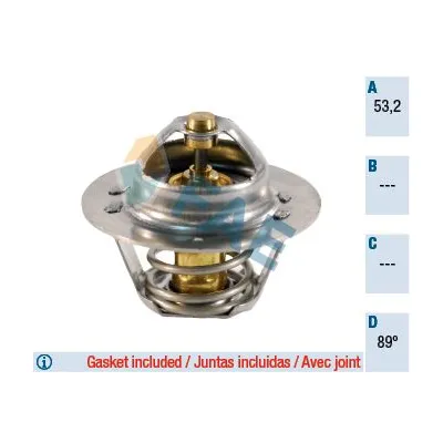 Termostat 89 °C  Peugeot 306 3K/ HB/ Sedan (S2)(04.1997->)  CALORSTAT TH5108.89