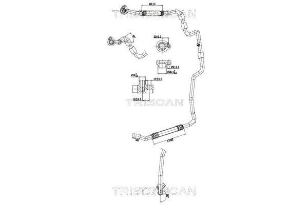 Klima Hortumu  Volkswagen Jetta VI (162)(10.2010->)  KRAFTVOLL 19013136