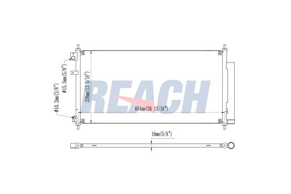 Klima Radyatörü  MAHER 18976