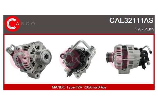 Alternatör  Hyundai Santa Fe (SM)(2001->)  MGA 28070