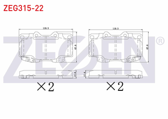 Fren Disk Balata Ön ZEGEN ZEG315-22   44650J140 44650K020 44650K140 446504030 0446504030 446504050 0446504050 446504060 0446504060 044650J140 044650K020 44650K060 044650K060 44650K070 044650K070 044650K140 44650K220 044650K220 4465YZZDV 04465YZZDV 4465YZZQ5 04465YZZQ5 04465-0J140 04465-0K220 04465-0K020 04465-0K060 04465-04060 04465-04050 04465-0K140 04465-0K070 04465-04030