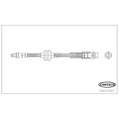 Fren Hortumu Arka Sağ veya Sol Ford Focus 4/5 Kapı (CB8)(2010->)  BRAXIS AH1117