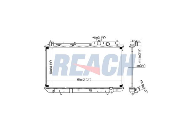 Su Radyatörü  Honda CR-V (RD1/3)(01.1997->)  MAHER 10502