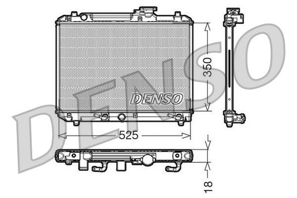 Su Radyatörü  DENSO DRM47002