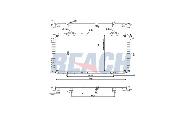 Su Radyatörü  Fiat Ducato Minibüs, Yüksek Tavan (03.2002->)  KRAFTVOLL 08040146