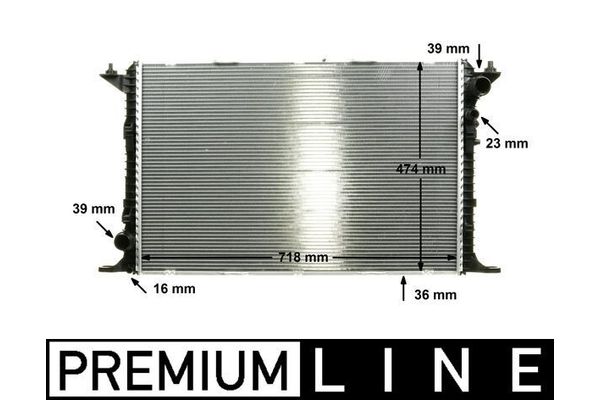 Su Radyatörü  Audi S8 (4HC)(11.2013->)  MAHLE CR 1026 000P