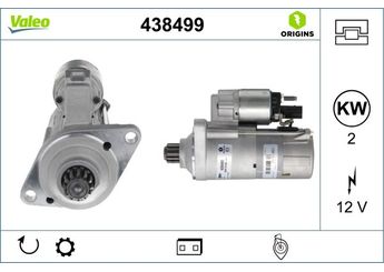 Marş Dinamosu  VALEO 438499  2E911024A 02E911024A 2E911024AX 02E911024AX