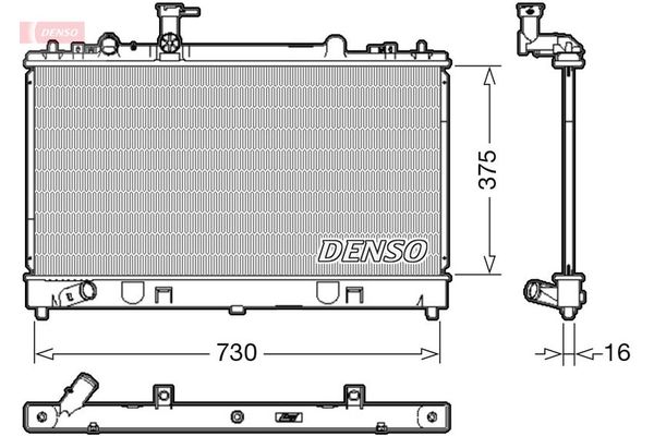 Su Radyatörü  DENSO DRM44037