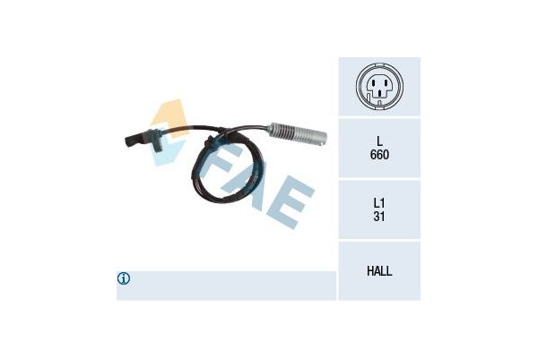 Abs Sensörü Ön Sağ veya Sol BMW 3 Serisi Coupe (E92)(2006->)  FAE 78186